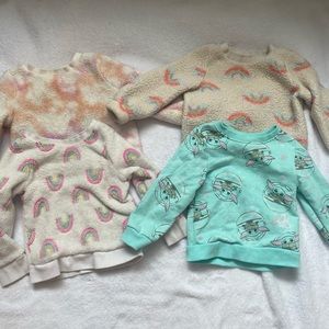 2T Toddler Sweatshirt Bundle